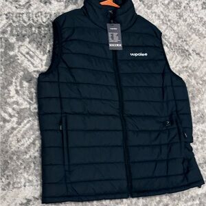 Black Men's Puffer Vest